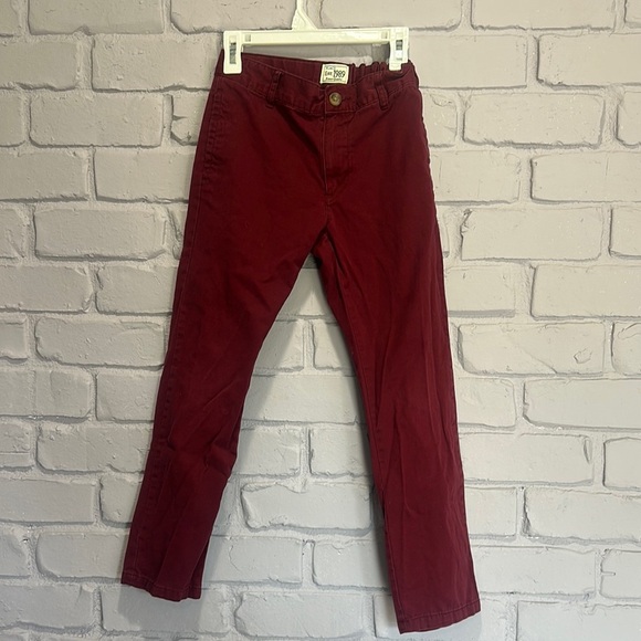 NWOT Place Deep Red Trousers size 8 - Picture 6 of 6
